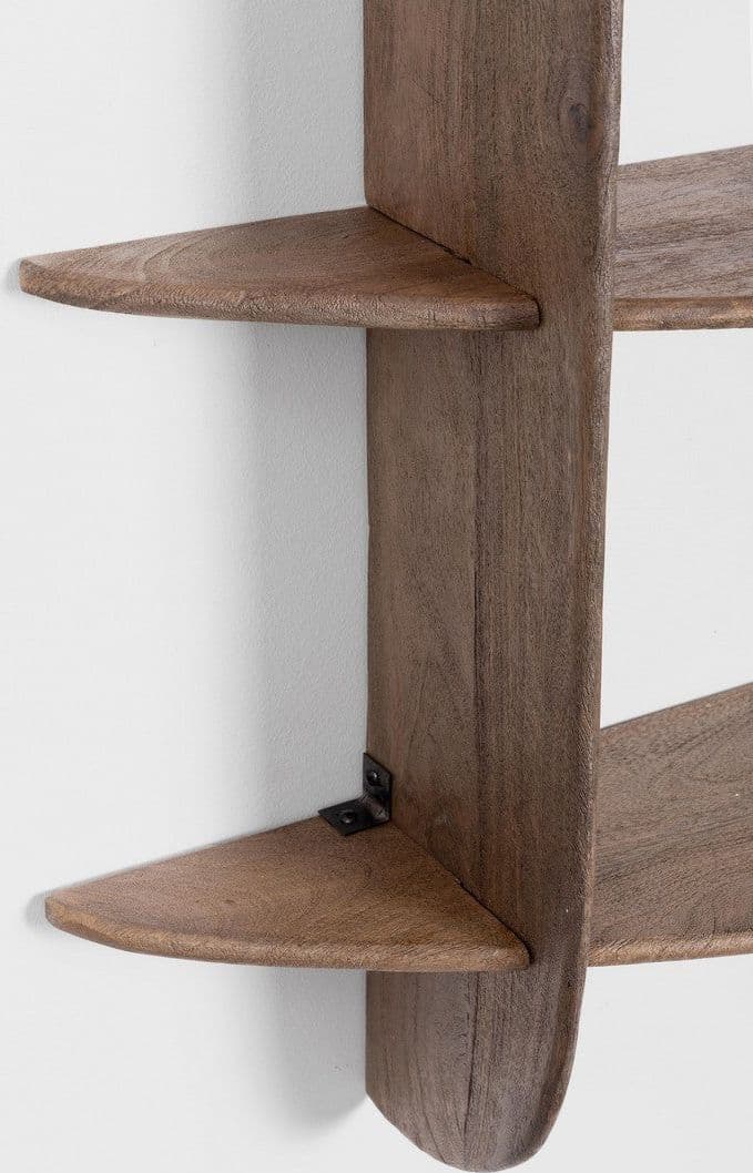 Mensola "West Wood" struttura in legno di mango per interno in Librerie Decor Space - Altamura, commercioVirtuoso.it