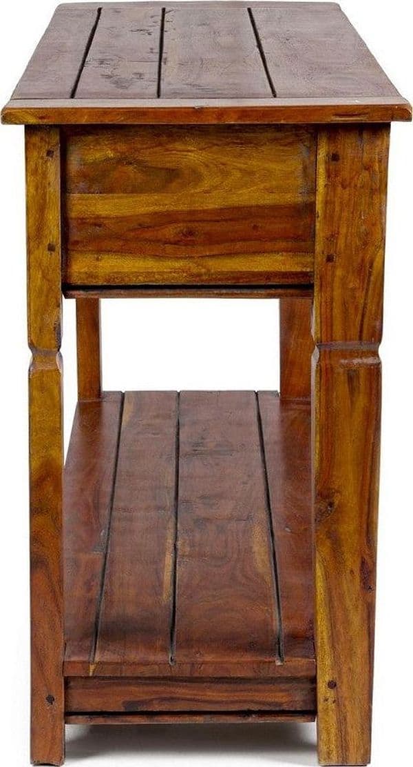 Consolle "Chateaux" con struttura in legno d'acacia indiano massiccio per interni in Credenze Decor Space - Altamura, commercioVirtuoso.it