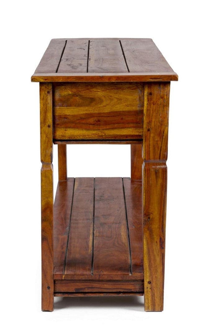 Consolle "Chateaux" con struttura in legno d'acacia indiano massiccio per interni in Credenze Decor Space - Altamura, commercioVirtuoso.it