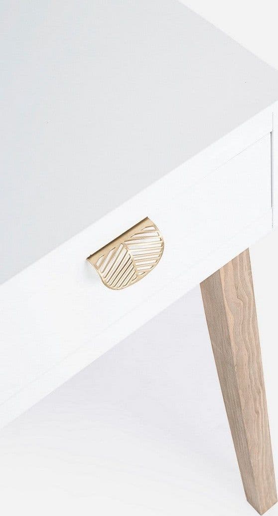Consolle "Folium" struttura in abete e MDF con 3 cassetti per interni in Credenze Decor Space - Altamura, commercioVirtuoso.it