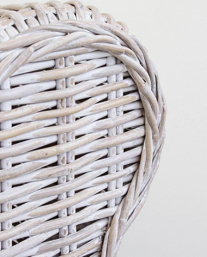 Poltrona "Coba" struttura in rattan intreccio in kubu per interno in Poltrone Decor Space - Altamura, commercioVirtuoso.it
