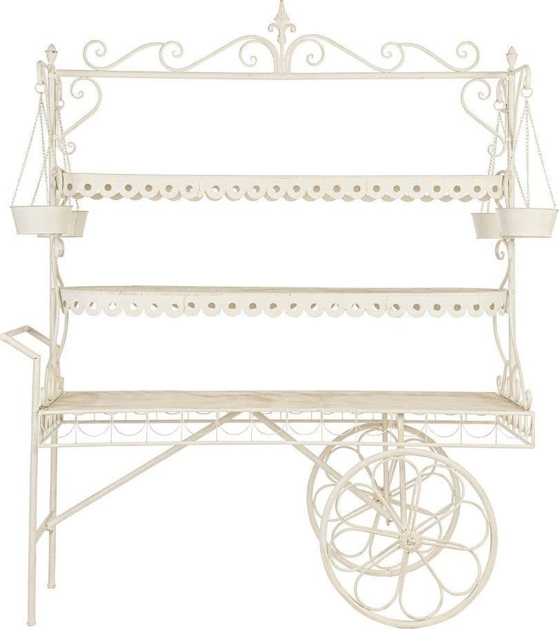 Carrello "Merek" espositore struttura in metallo 2 posti per interni in Tavoli da sala da pranzo Decor Space - Altamura, commercioVirtuoso.it