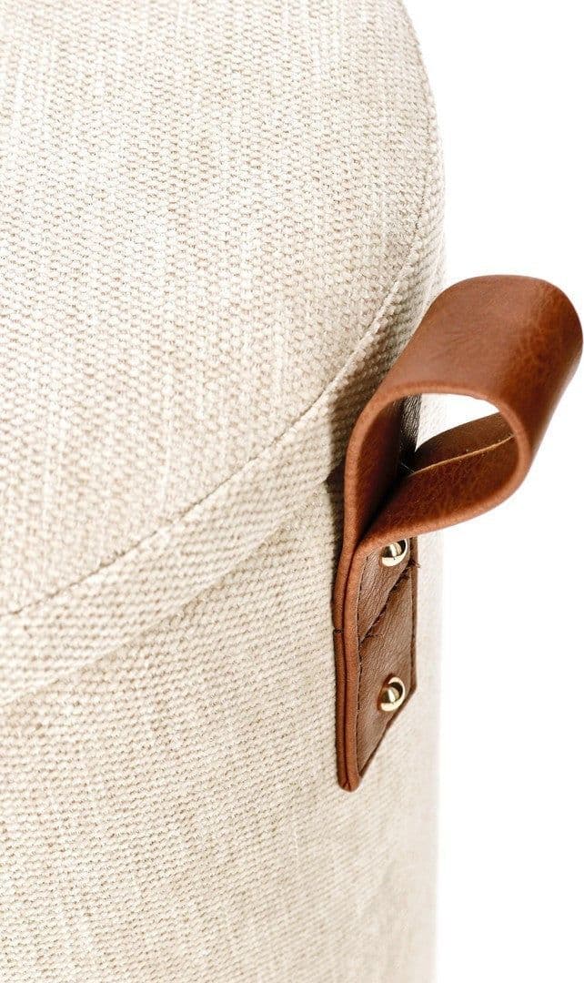 Pouf "Katia" contenitore struttura in MDF rivestimento in poliestere per interno set da 2 in Ottomane e poggiapiedi Decor Space - Altamura, commercioVirtuoso.it