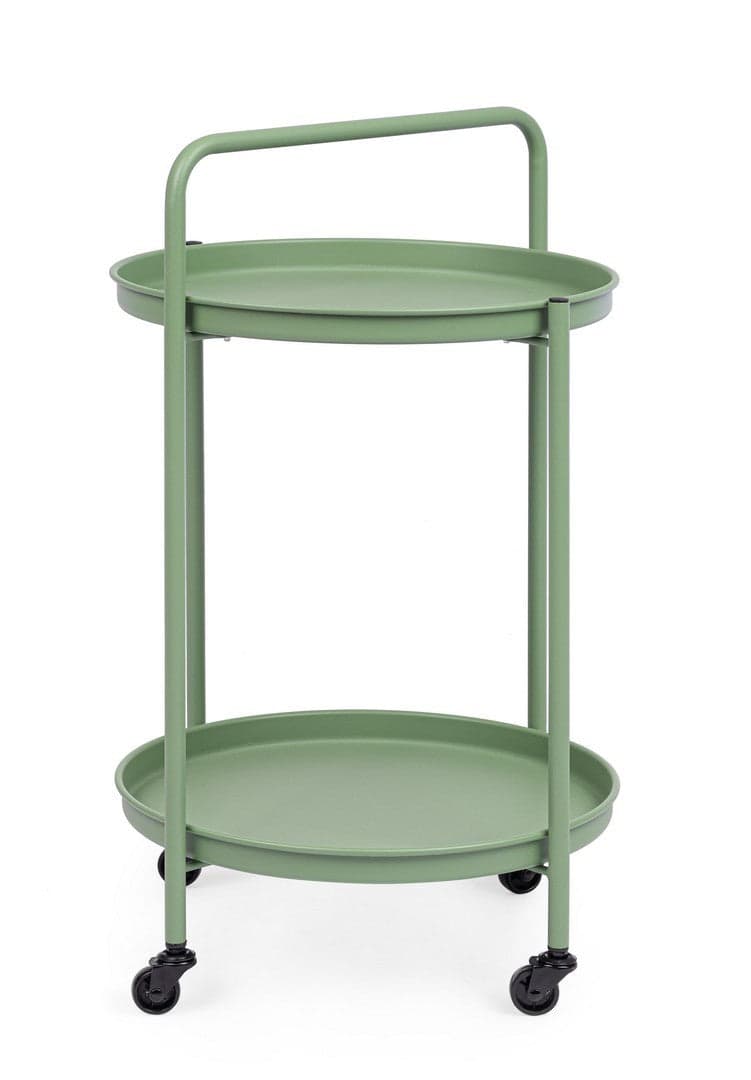 Carrello "Austin" con vassoio struttura in acciaio trattato per esterno in Tavoli standard Decor Space - Altamura, commercioVirtuoso.it