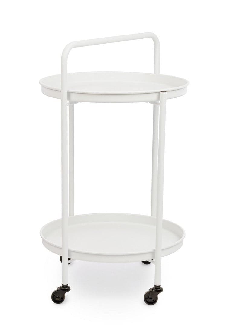 Carrello "Austin" con vassoio struttura in acciaio trattato per esterno in Tavoli standard Decor Space - Altamura, commercioVirtuoso.it
