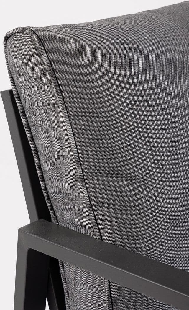 Salotto con poltrone e tavolino "Hilde" struttura in alluminio per veranda e giardino in Set di mobili Decor Space - Altamura, commercioVirtuoso.it