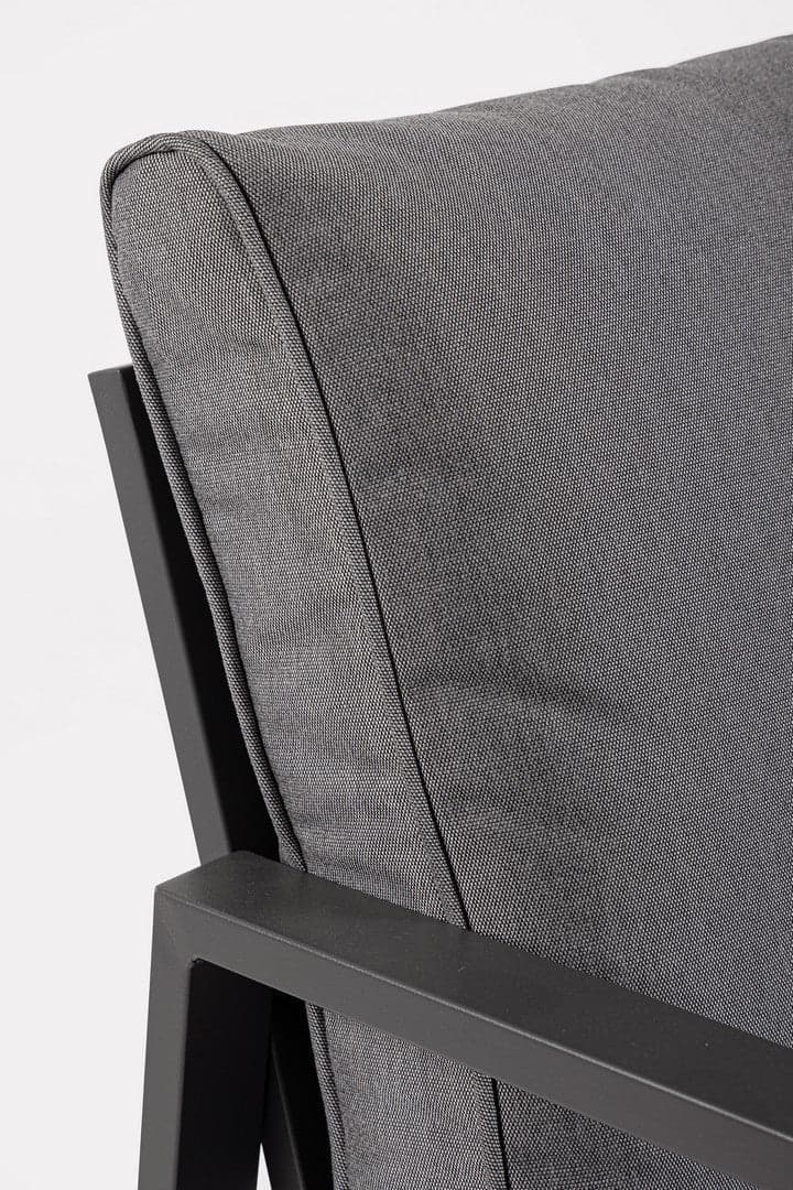 Salotto con poltrone e tavolino "Hilde" struttura in alluminio per veranda e giardino in Set di mobili Decor Space - Altamura, commercioVirtuoso.it