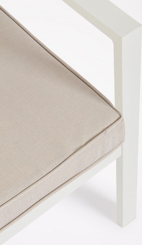 Salotto con poltrone e tavolino "Hilde" struttura in alluminio per veranda e giardino in Set di mobili Decor Space - Altamura, commercioVirtuoso.it