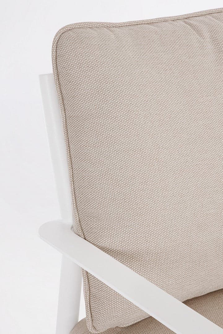 Salotto con poltrone e tavolino "Nebula" struttura in alluminio per veranda e giardino in Set di mobili Decor Space - Altamura, commercioVirtuoso.it
