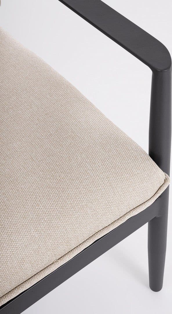 Salotto con poltrone e tavolino "Nebula" struttura in alluminio per veranda e giardino in Set di mobili Decor Space - Altamura, commercioVirtuoso.it