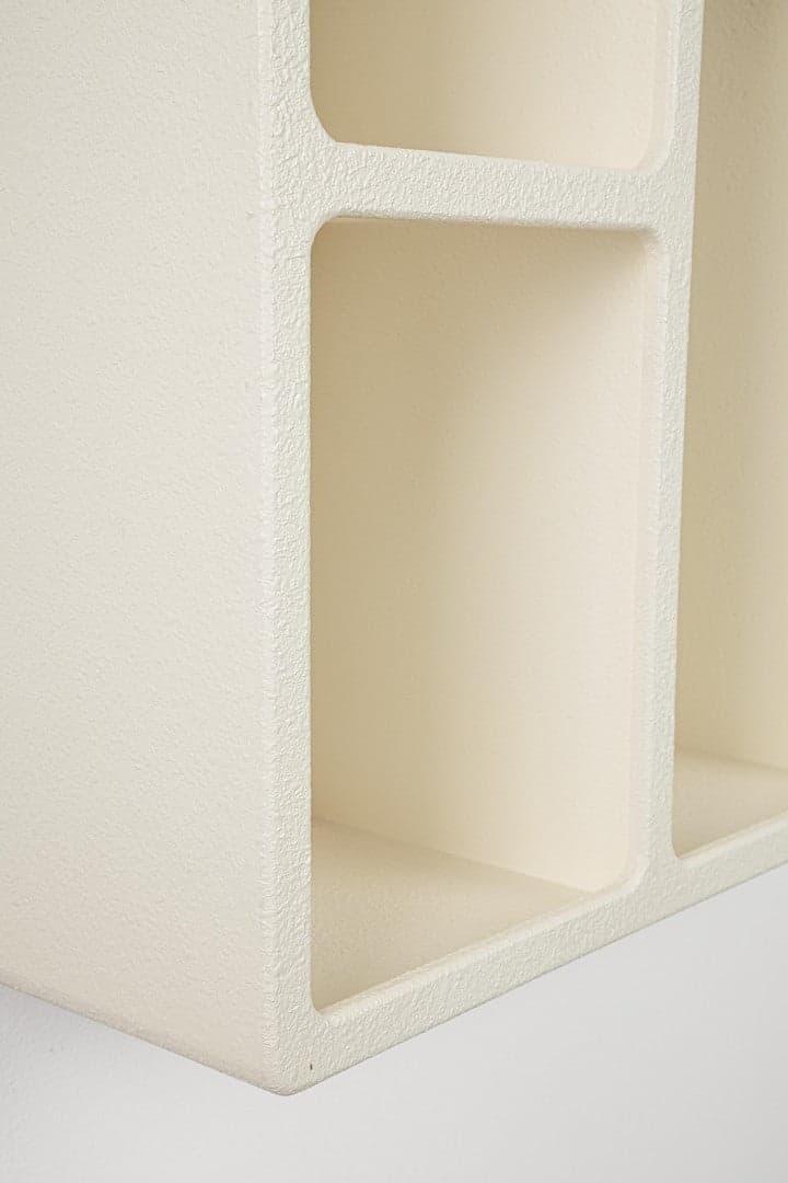 Mensola "Creamy" struttura in legno MDF effetto materico per interno in Librerie Decor Space - Altamura, commercioVirtuoso.it