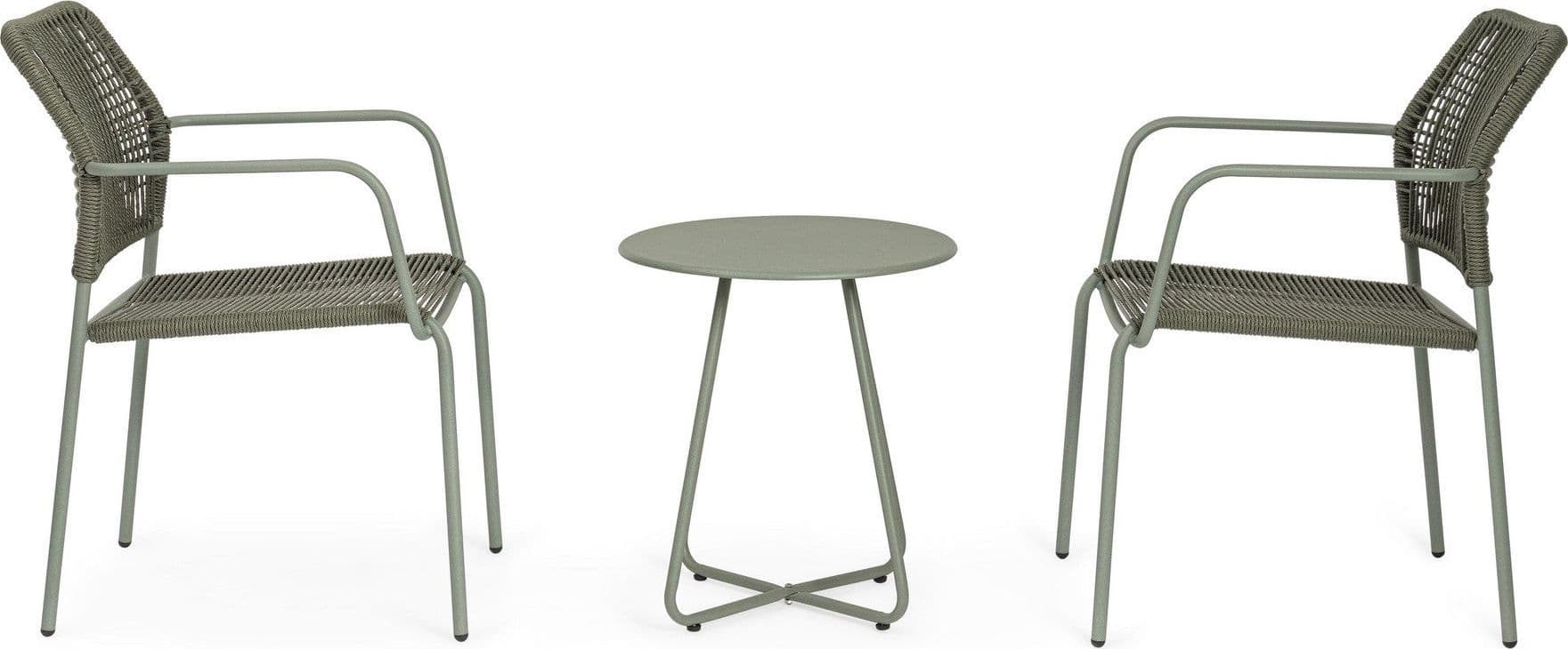 Tavolino "Jable" struttura in acciaio per esterno per arredo casa in Tavoli standard Decor Space - Altamura, commercioVirtuoso.it
