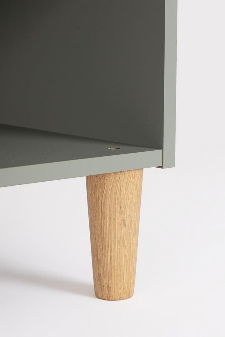 Set 4 gambe in legno per cubi composite struttura in legno MDF in Librerie Decor Space - Altamura, commercioVirtuoso.it