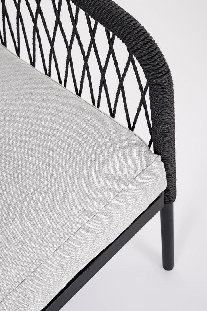 Salotto con poltrone e tavolino "Felipe" struttura in alluminio per veranda e giardino in Set di mobili Decor Space - Altamura, commercioVirtuoso.it