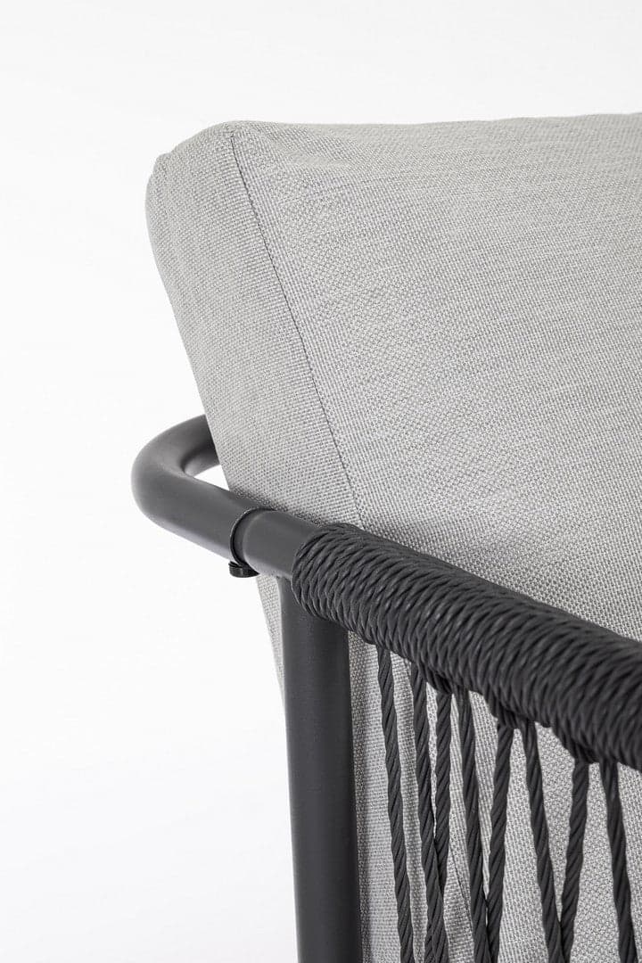 Salotto con poltrone e tavolino "Felipe" struttura in alluminio per veranda e giardino in Set di mobili Decor Space - Altamura, commercioVirtuoso.it