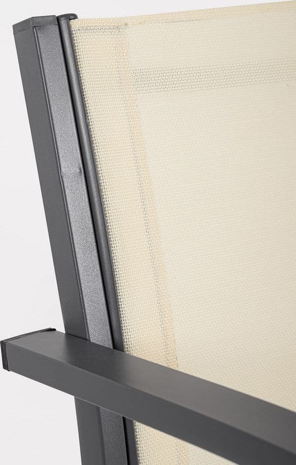Salotto con poltrone e tavolino "Florida" struttura in acciaio per veranda e giardino in Set di mobili Decor Space - Altamura, commercioVirtuoso.it