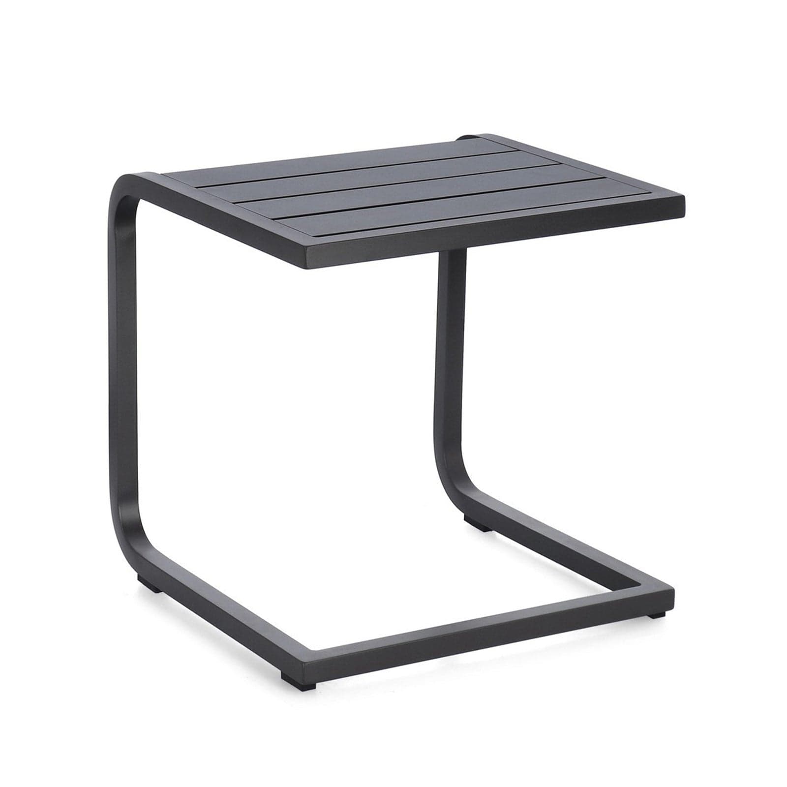 Tavolino "Taylor" struttura in alluminio per arredo casa da 40 x 40 cm in Tavoli standard Decor Space - Altamura, commercioVirtuoso.it