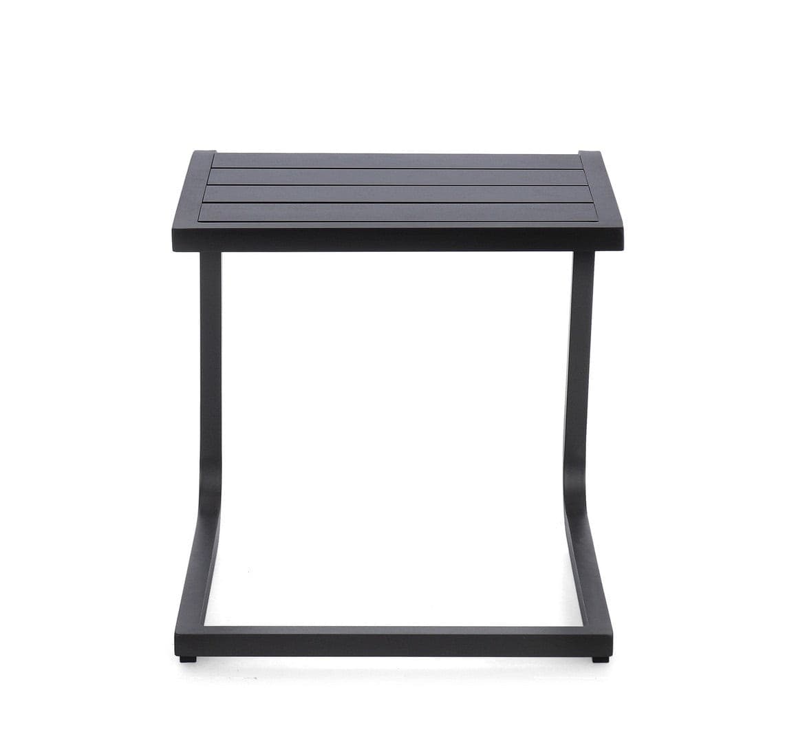 Tavolino "Taylor" struttura in alluminio per arredo casa da 40 x 40 cm in Tavoli standard Decor Space - Altamura, commercioVirtuoso.it