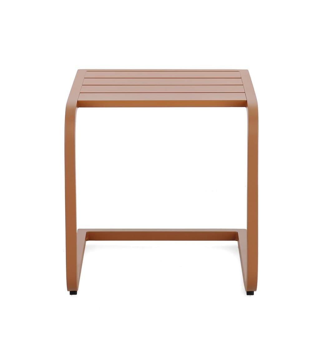Tavolino "Taylor" struttura in alluminio per arredo casa da 40 x 40 cm in Tavoli standard Decor Space - Altamura, commercioVirtuoso.it