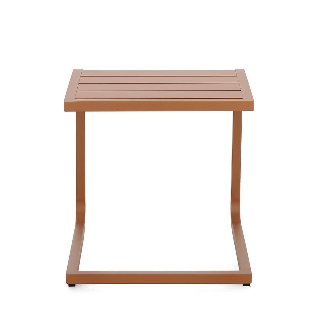 Tavolino "Taylor" struttura in alluminio per arredo casa da 40 x 40 cm in Tavoli standard Decor Space - Altamura, commercioVirtuoso.it