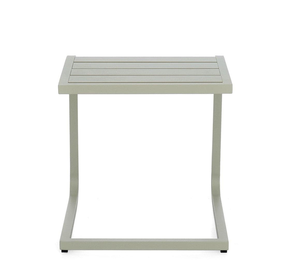 Tavolino "Taylor" struttura in alluminio per arredo casa da 40 x 40 cm in Tavoli standard Decor Space - Altamura, commercioVirtuoso.it