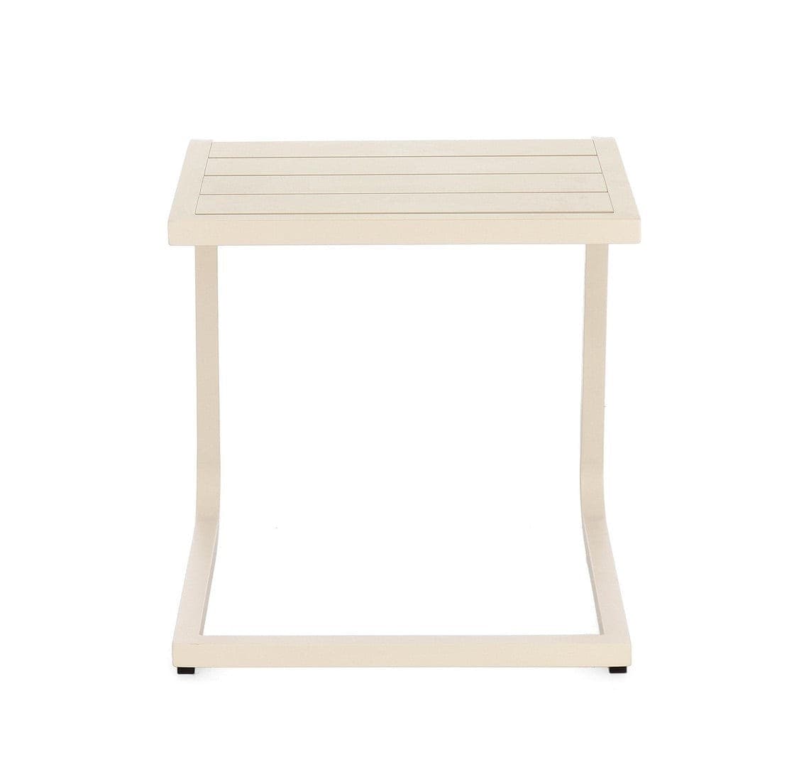 Tavolino "Taylor" struttura in alluminio per arredo casa da 40 x 40 cm - 25