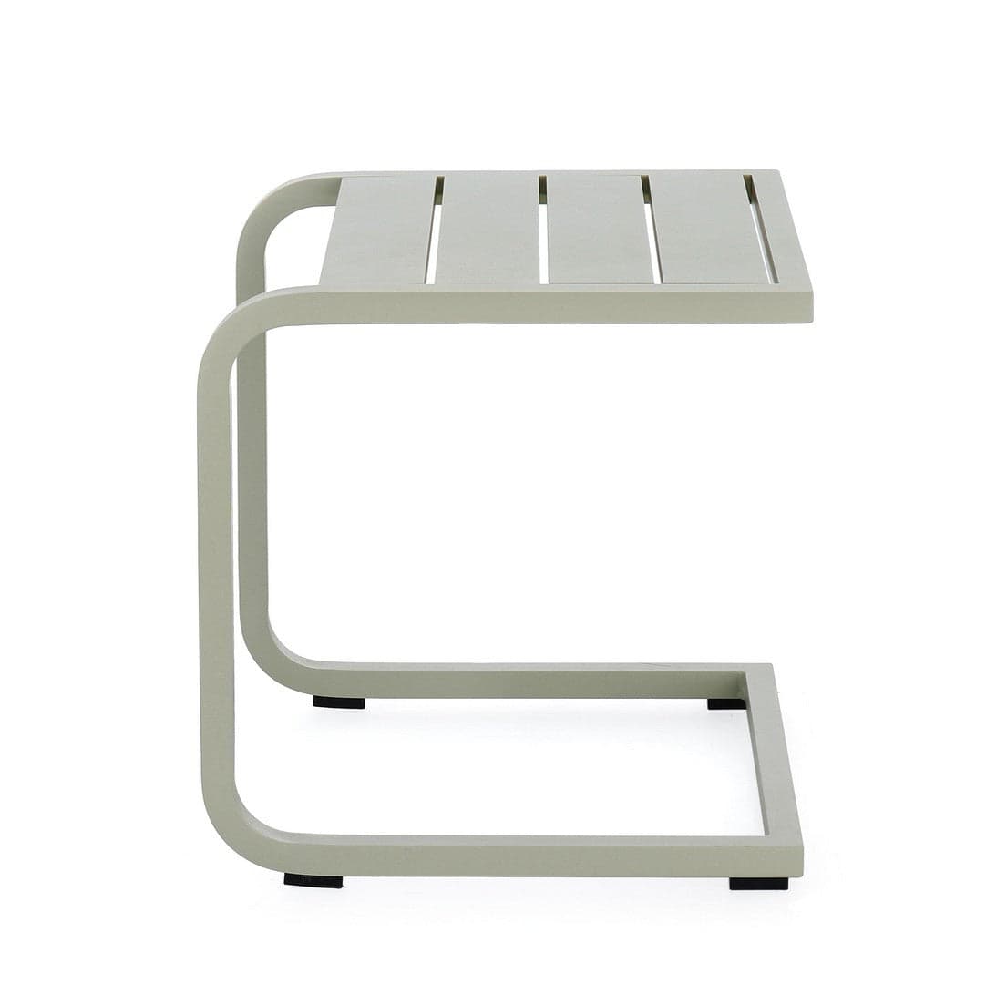 Tavolino "Taylor" struttura in alluminio per arredo casa da 40 x 40 cm in Tavoli standard Decor Space - Altamura, commercioVirtuoso.it