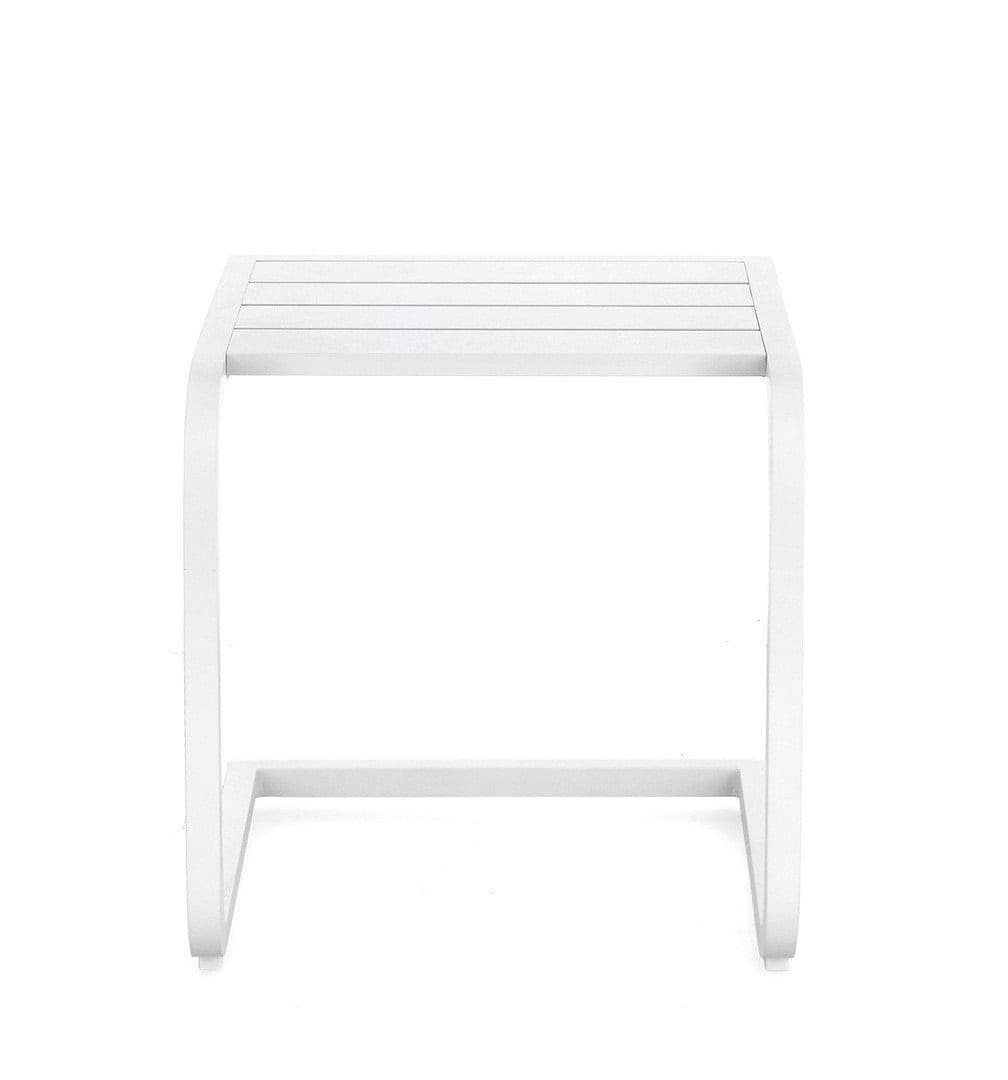 Tavolino "Taylor" struttura in alluminio per arredo casa da 40 x 40 cm in Tavoli standard Decor Space - Altamura, commercioVirtuoso.it