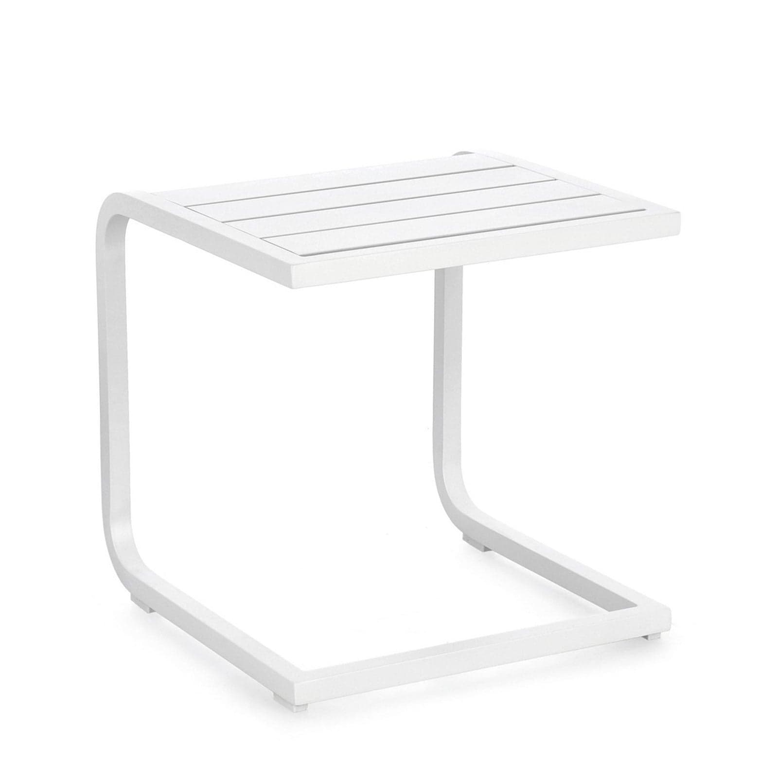Tavolino "Taylor" struttura in alluminio per arredo casa da 40 x 40 cm in Tavoli standard Decor Space - Altamura, commercioVirtuoso.it