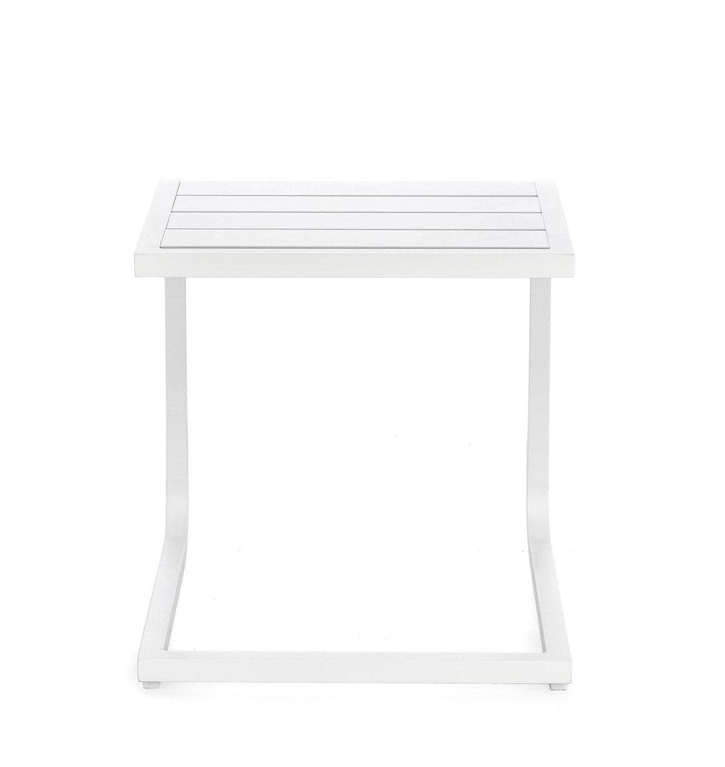 Tavolino "Taylor" struttura in alluminio per arredo casa da 40 x 40 cm in Tavoli standard Decor Space - Altamura, commercioVirtuoso.it
