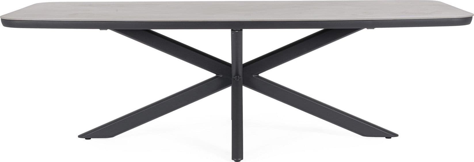 Tavolo "Isacco" struttura in alluminio verniciato a polvere 240 x h 75 cm in Tavoli da sala da pranzo Decor Space - Altamura, commercioVirtuoso.it
