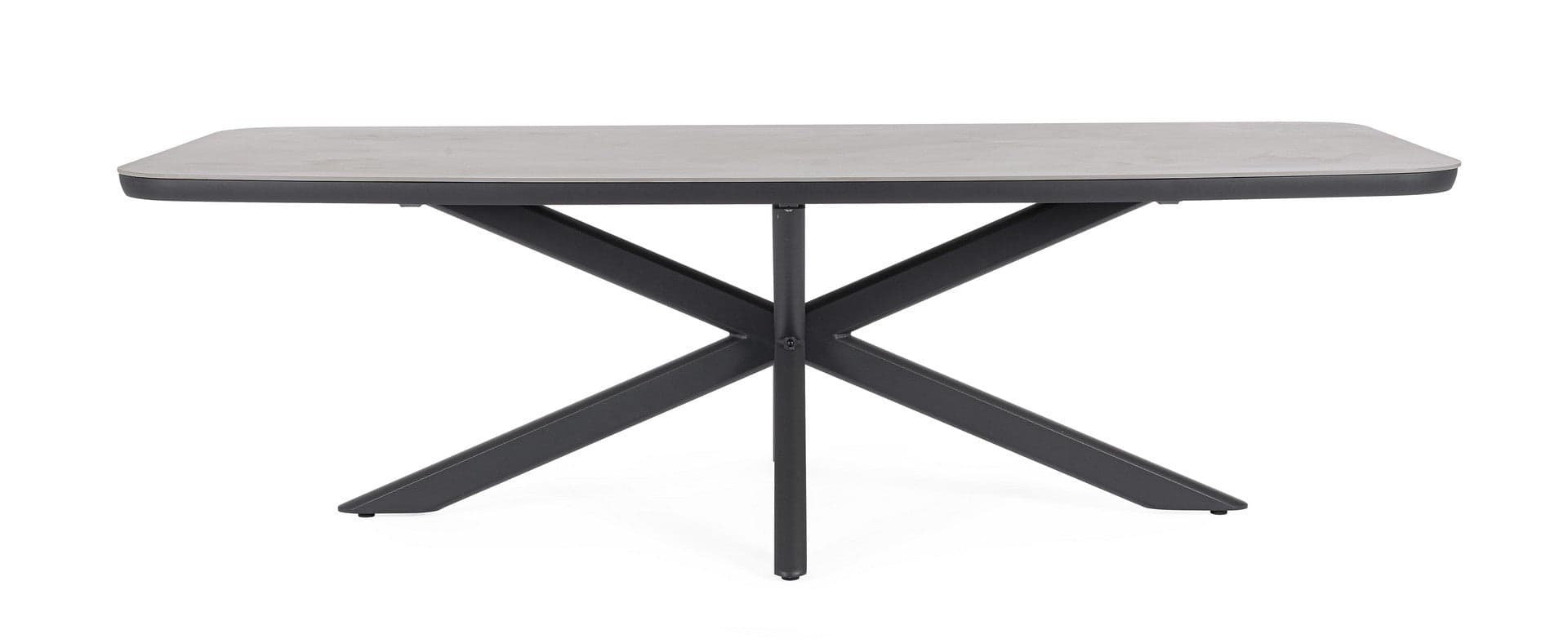 Tavolo "Isacco" struttura in alluminio verniciato a polvere 240 x h 75 cm in Tavoli da sala da pranzo Decor Space - Altamura, commercioVirtuoso.it