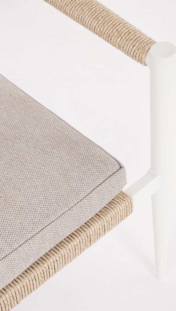 Salotto con poltrone e tavolino "Jandia" struttura in alluminio per veranda e giardino in Set di mobili Decor Space - Altamura, commercioVirtuoso.it