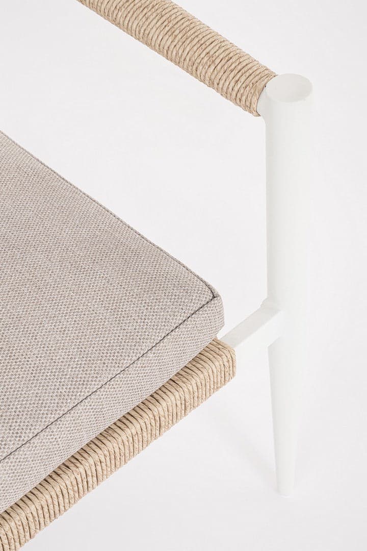 Salotto con poltrone e tavolino "Jandia" struttura in alluminio per veranda e giardino in Set di mobili Decor Space - Altamura, commercioVirtuoso.it