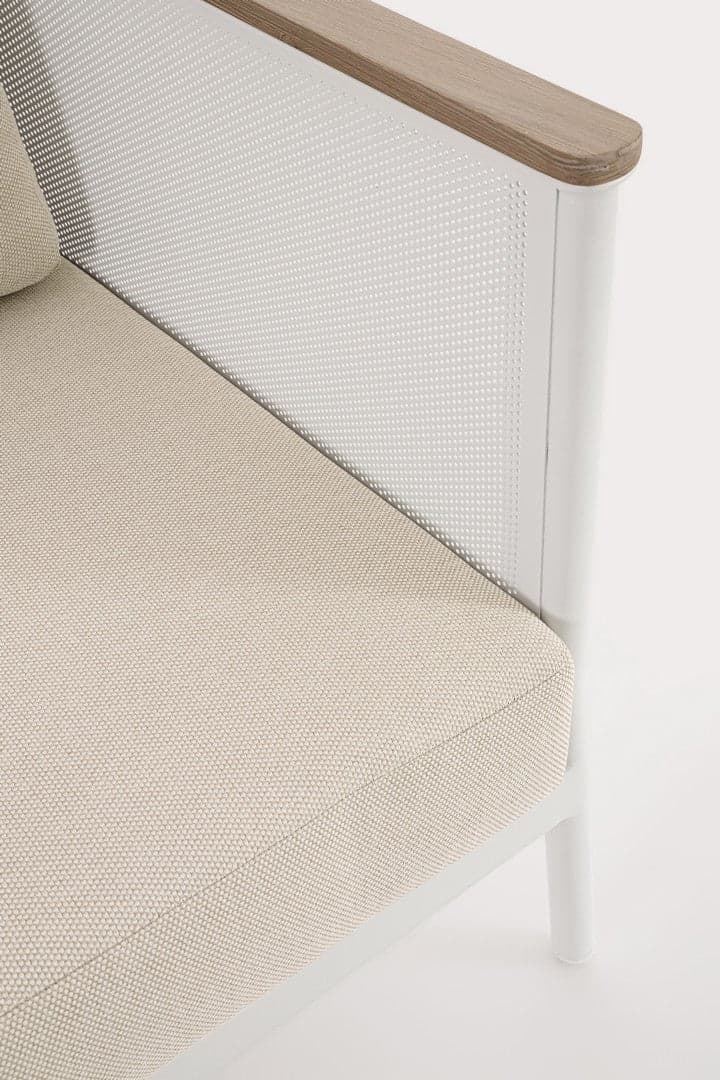 Salotto con poltrone e tavolino "Ulises" struttura in alluminio per veranda e giardino in Set di mobili Decor Space - Altamura, commercioVirtuoso.it