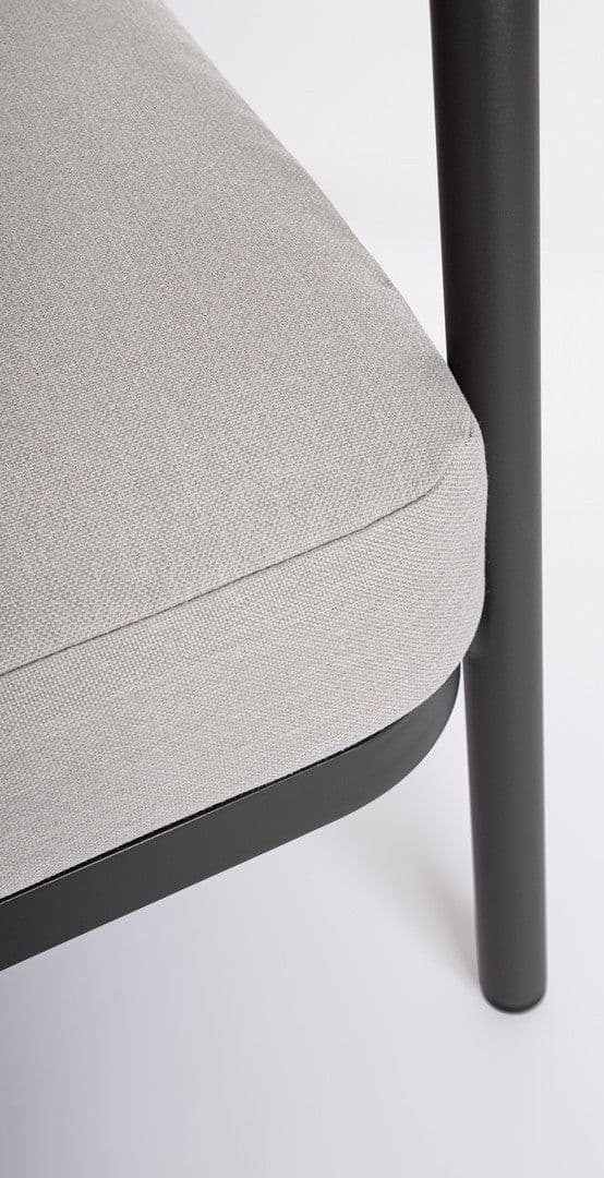 Salotto con poltrone e tavolino "Miravet" struttura in alluminio per veranda e giardino in Set di mobili Decor Space - Altamura, commercioVirtuoso.it