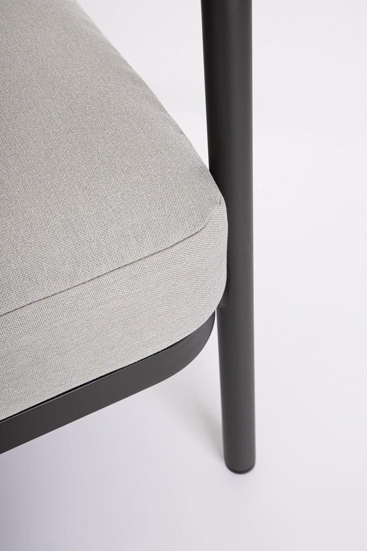 Salotto con poltrone e tavolino "Miravet" struttura in alluminio per veranda e giardino in Set di mobili Decor Space - Altamura, commercioVirtuoso.it