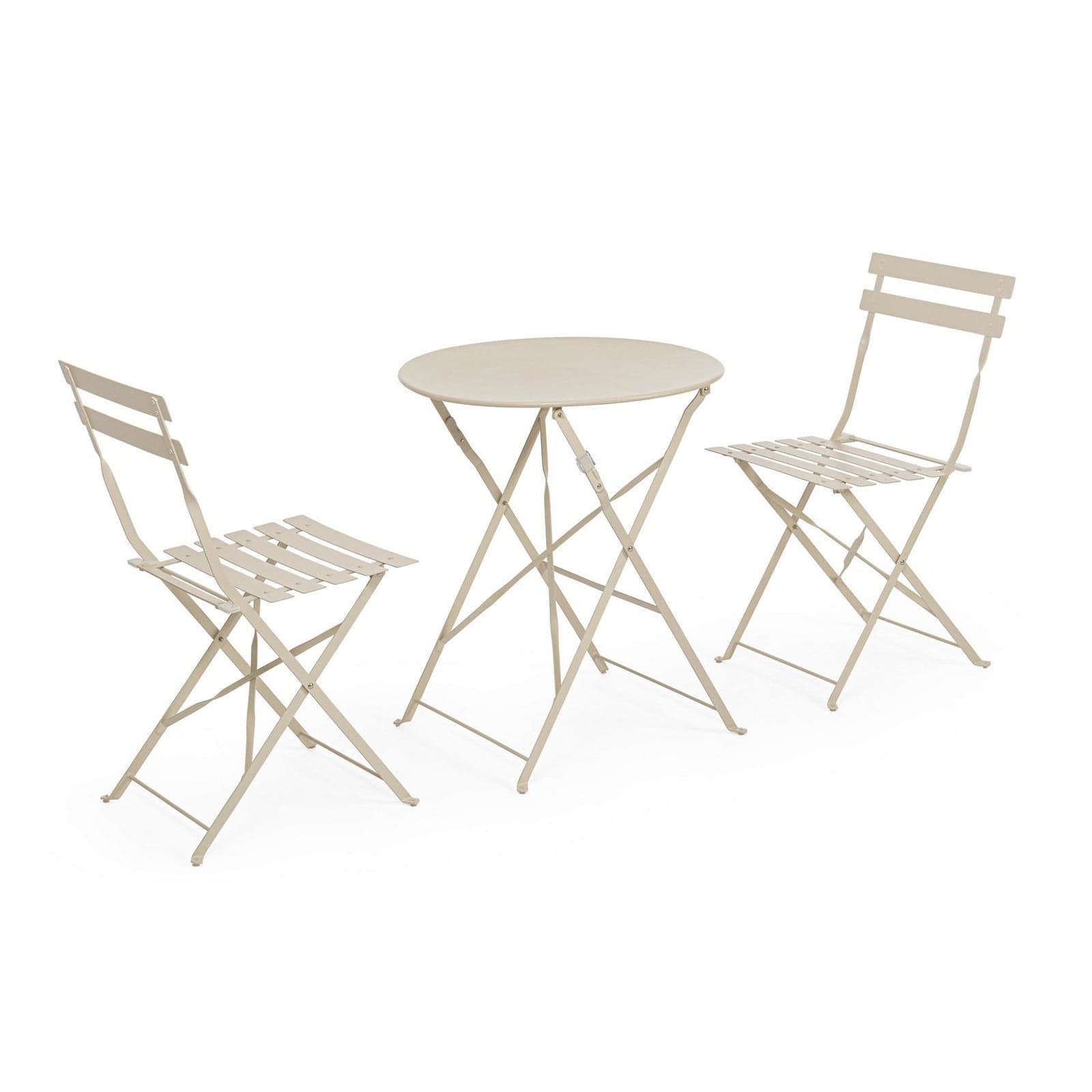 Set tavolo con 2 sedie "Austin" in acciaio verniciato a polvere per esterni in Tavoli da sala da pranzo Decor Space - Altamura, commercioVirtuoso.it
