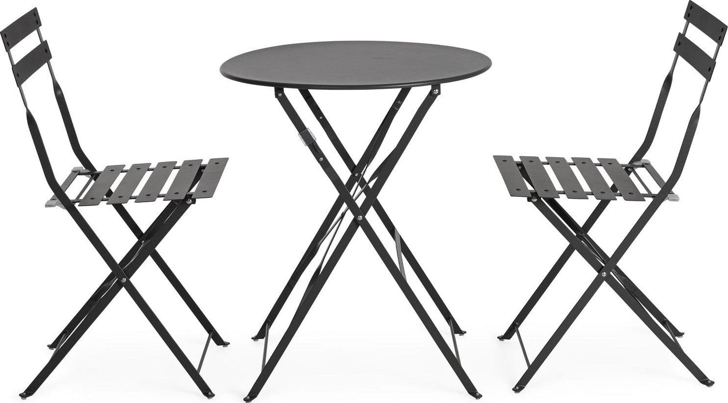 Set tavolo con 2 sedie "Austin" in acciaio verniciato a polvere per esterni in Tavoli da sala da pranzo Decor Space - Altamura, commercioVirtuoso.it