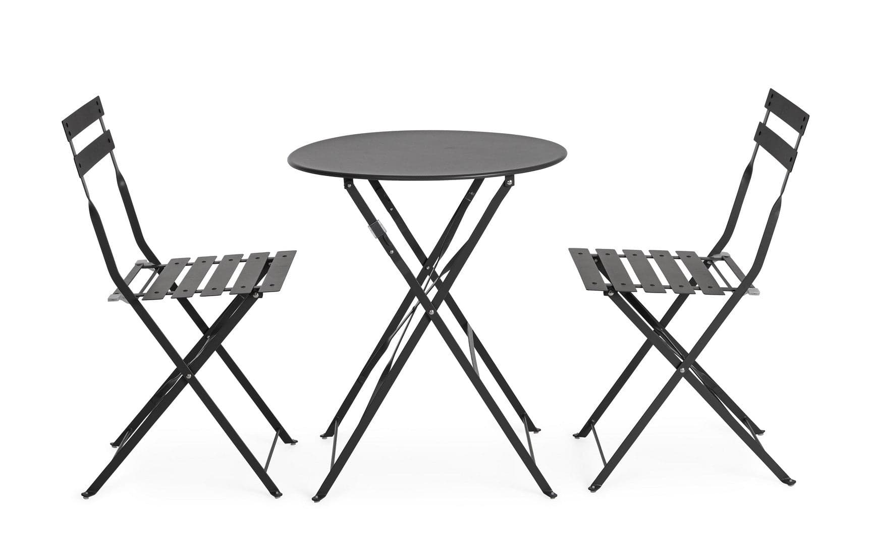Set tavolo con 2 sedie "Austin" in acciaio verniciato a polvere per esterni in Tavoli da sala da pranzo Decor Space - Altamura, commercioVirtuoso.it