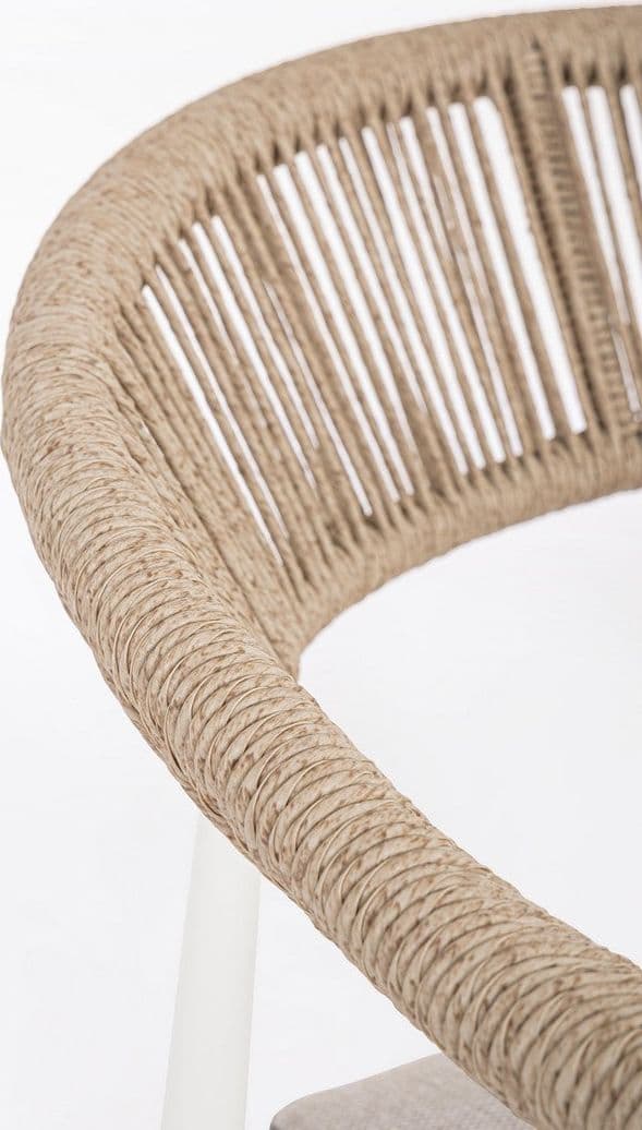 Poltrona "Jandia" in alluminio verniciato a polvere da giardino e veranda in Sedie per tavolo da giardino Decor Space - Altamura, commercioVirtuoso.it