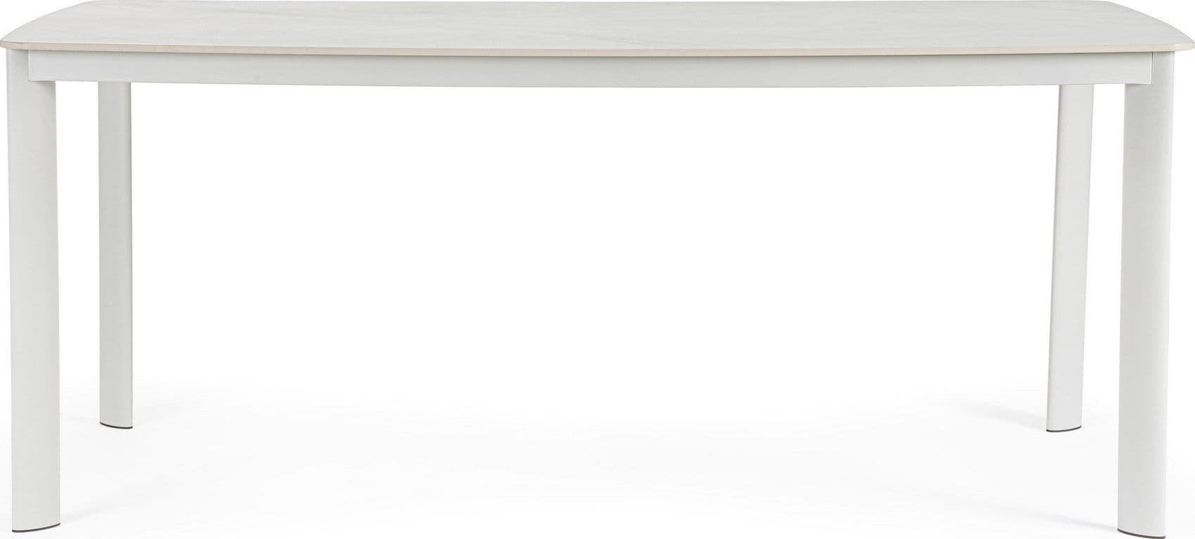 Tavolo "Alcora" struttura in alluminio verniciato a polvere 180 x h 75 cm per arredo casa in Tavoli da sala da pranzo Decor Space - Altamura, commercioVirtuoso.it