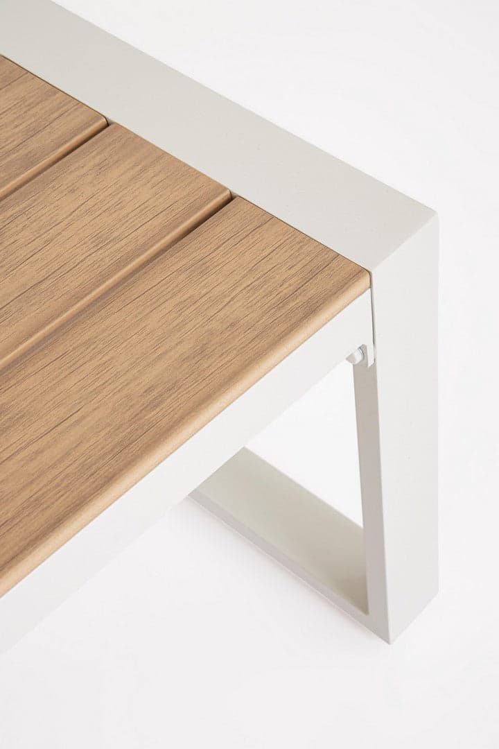 Salotto con poltrone e tavolino "Leandro" struttura in alluminio per veranda e giardino in Set di mobili Decor Space - Altamura, commercioVirtuoso.it