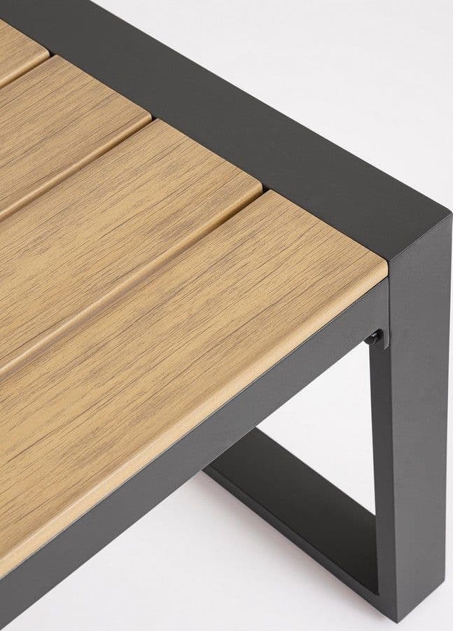 Salotto con poltrone e tavolino "Leandro" struttura in alluminio per veranda e giardino in Set di mobili Decor Space - Altamura, commercioVirtuoso.it