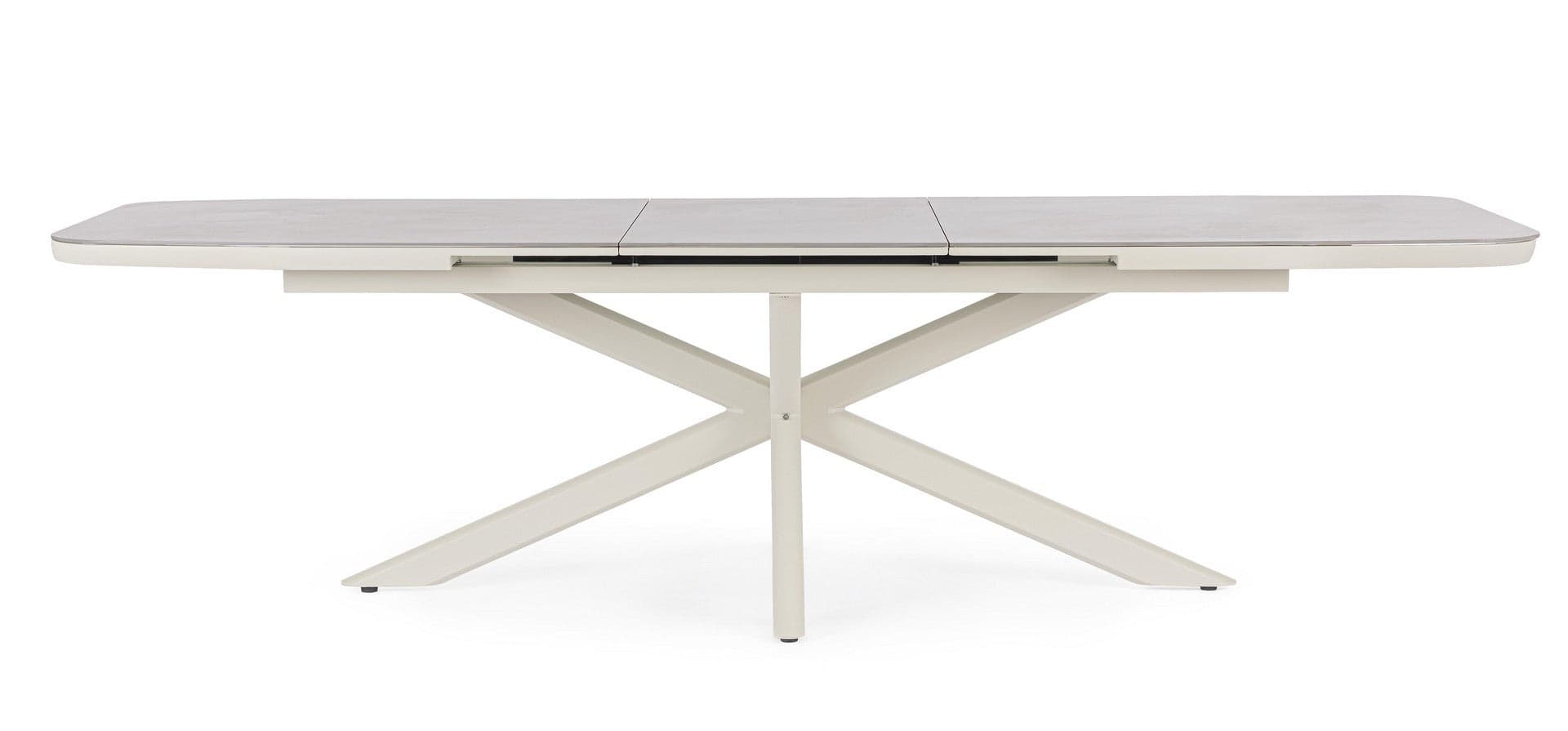 Tavolo "Pascal" allungabile struttura in alluminio verniciato a polvere 200-260 x h 76 cm in Tavoli da sala da pranzo Decor Space - Altamura, commercioVirtuoso.it
