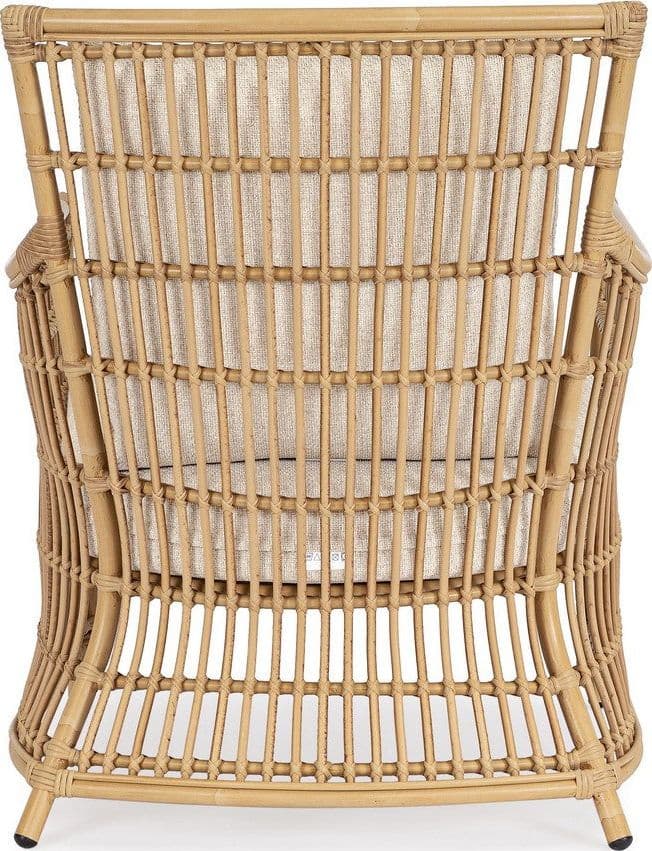 Poltrona "Adelma" in alluminio verniciato a polvere da giardino e veranda in Sedie per tavolo da giardino Decor Space - Altamura, commercioVirtuoso.it