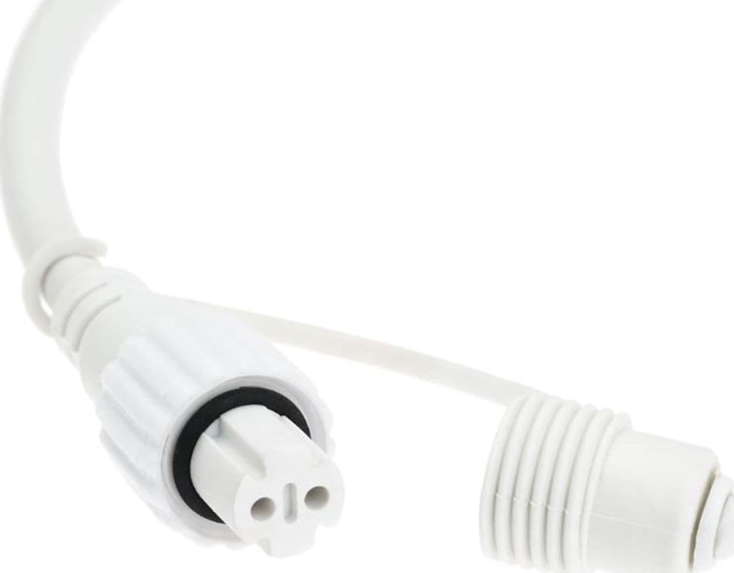 CAVO DI ALIMENTAZIONE BIANCO 1,5 MT PRESA SPINA CATENA PARTY FEMMINA VINTAGE LED