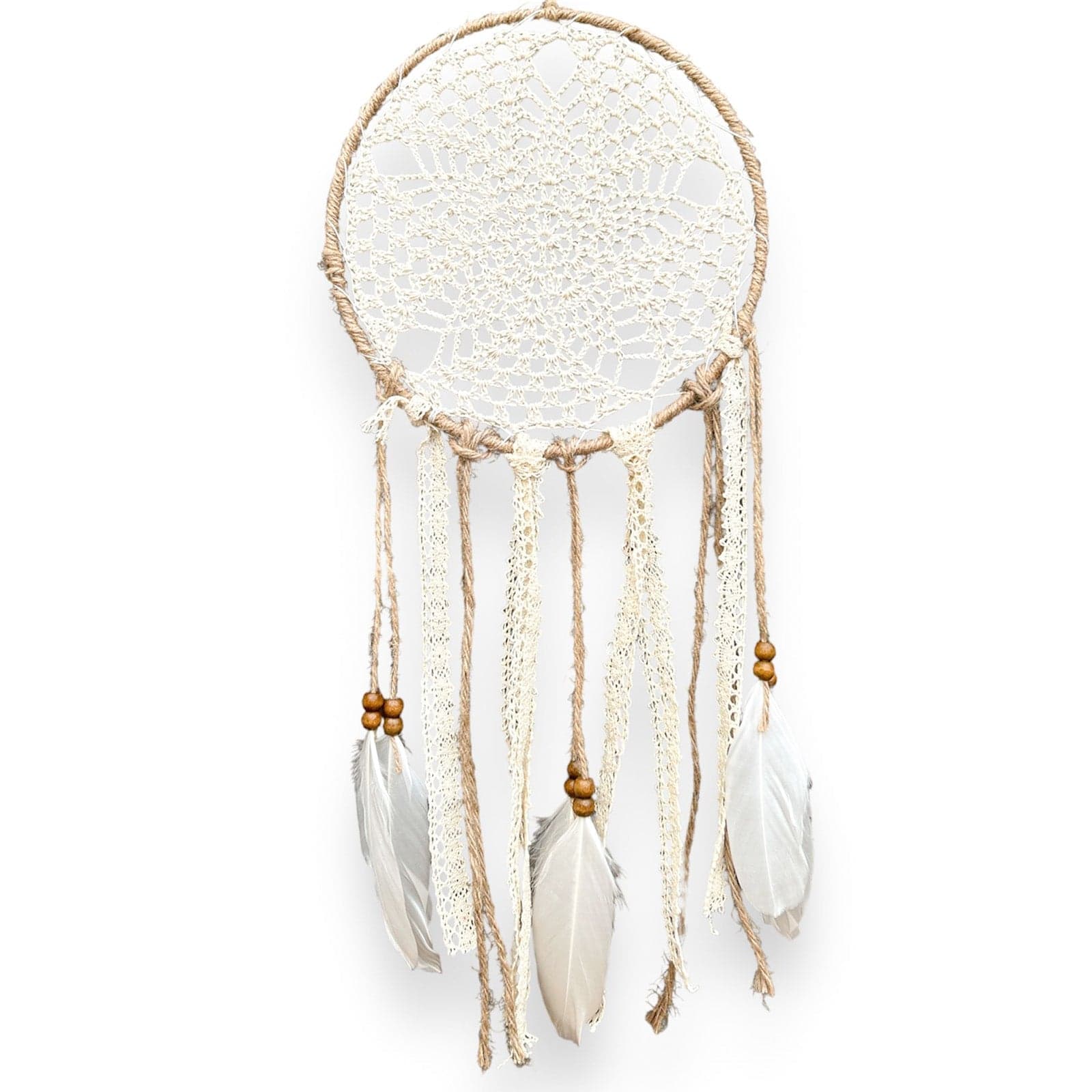 Acchiappasogni macramè boho chic scacciasogni per camera da letto h 70 cm