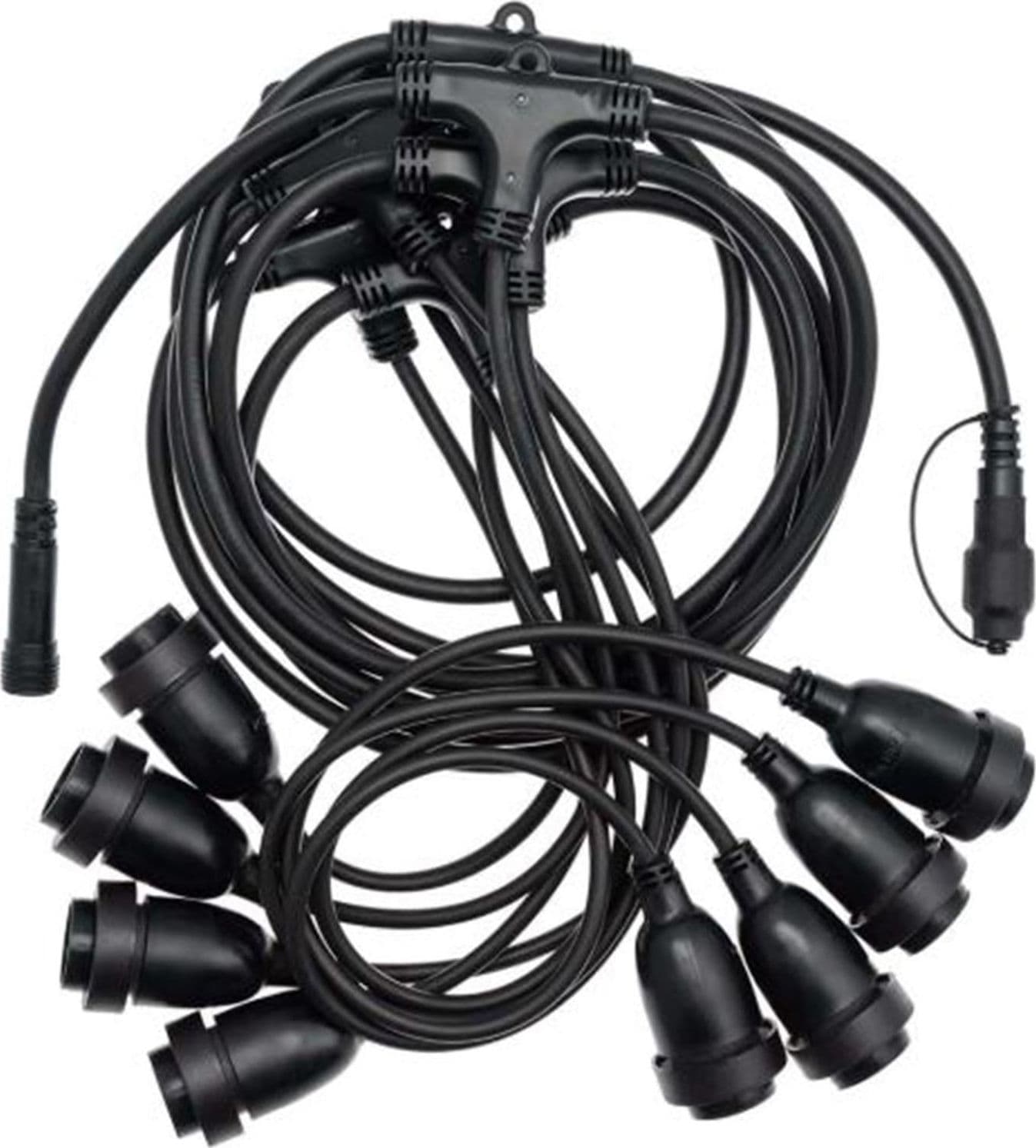 CAVO PORTALAMPADA LAMAPADINA LAMPADINE CATENA PROLUNGABILE 5 MT X H 70 CM ESTERNO