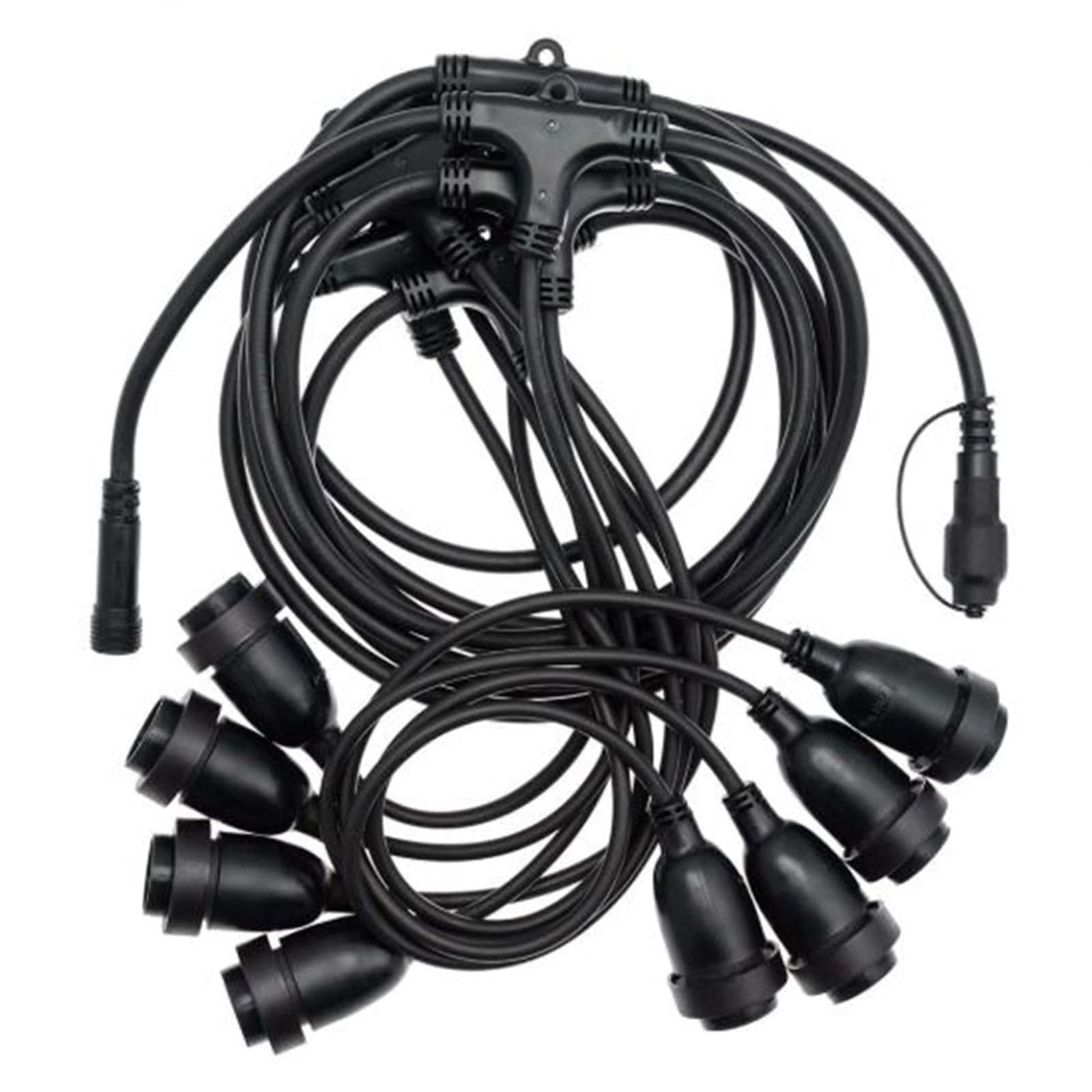 CAVO PORTALAMPADA LAMAPADINA LAMPADINE CATENA PROLUNGABILE 5 MT X H 70 CM ESTERNO